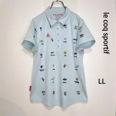 le coq sportif 刺繍柄半袖シャツ サイズLL