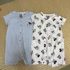 Ｈ&Ｍ　半袖ロンパース　2枚セット　ディズニー　US12ヶ月