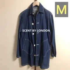 カバーオール 薄手 ロングコート デニム マリンテイスト ヘリーハンセン