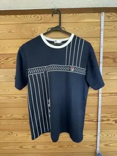 FILA ネイビー ストライプ Tシャツ Lサイズ