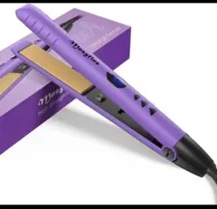 ヘアアイロン 24mm スチームヘアストレートナー カール 軽量でコンパクト