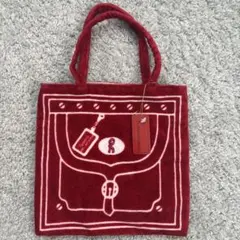 ロベルタ ディ カメリーノ レッドミニトートバック　 タオル地
