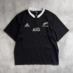 adidas ALL BLACKS 2003 ラガーシャツ - メルカリ