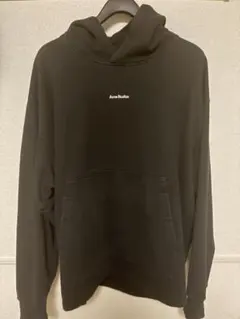 Acne Studios パーカー ブラック ロゴXLサイズ フーディー 人気のサムネイル