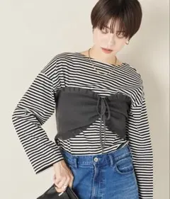 ビスチェ　フリルビスチェ　見せブラ　Rie Miller nolley,s 38のサムネイル