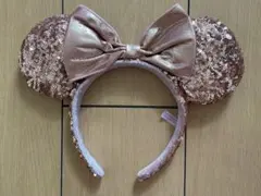 ミニーマウス　スパンコール　カチューシャ