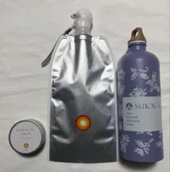 LAVA エッセンシャルバーム 水素水バッグ SUKALAボトル　3点セット