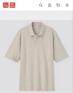 UNIQLO ユニクロ コットンカノコオーバーサイズポロシャツのサムネイル