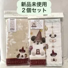 東京ディズニーリゾート　クリスマス　リルリンリン　ミニタオル　フェイスタオル