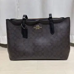 COACH ブラウン トートバッグ