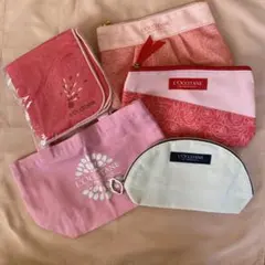 L'Occitane ポーチセット ピンク系