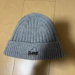 XLARGE グレー ニット帽 ワンサイズ