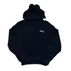 ZARA × DISNEY 耳付き ミッキー パーカー ブラック レディース L