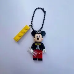 【韓国雑貨】LEGO 互換 ミッキー フィギュアキーホルダー
