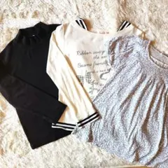 【150cm】ユニクロ パペルラピス 長袖 半袖 カットソー 女の子