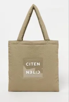 限定値下げ！美品！＜CITEN＞バデッドクリアロゴトートチェック
