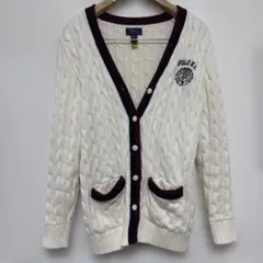 Polo Ralph Lauren アイボリー カーディガン L