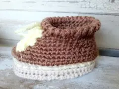 お買得! 編み編みブーツ