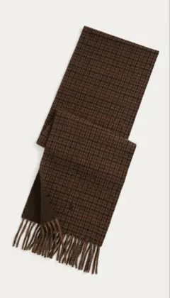 【RALPH LAUREN】リバーシブルウールブレンドマフラー