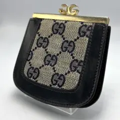 GUCCI オールドグッチ GGキャンバス がま口 コインケース ヴィンテージ