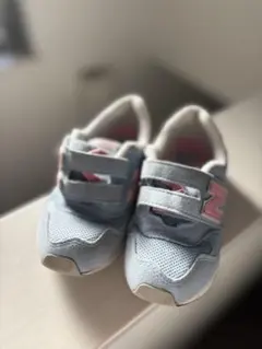 ★ニューバランス313 キッズ　スニーカー　18cm 水色　ピンク