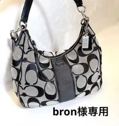 COACH コーチ ホーボーシグネチャー 三日月 ショルダー 2WAY y2k