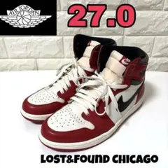 air jordan 1 high lost&found Chicago 美品