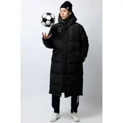 ルースインソブラ ロングベンチコート ブラック　S 中綿　ブラック