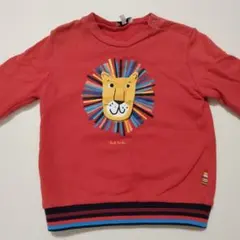 ポールスミス ライオン 赤 トレーナー 90サイズ