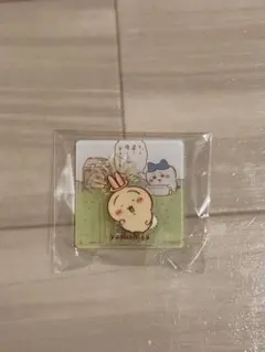 ちいかわアクリルシーンクリップビスケット　うさぎ　ハチワレ　アクリルクリップ