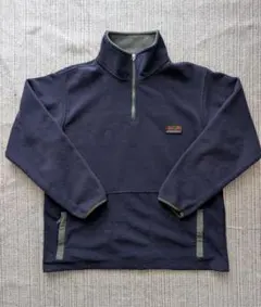 フリースジャケット ハーフジップ アウトドア 90s オールド レトロ