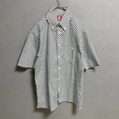 【美品】A BATHING APE 半袖 シャツ 総柄 日本製 Mサイズのサムネイル
