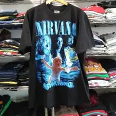 ニルヴァーナ 両面プリント バンドＴシャツ L