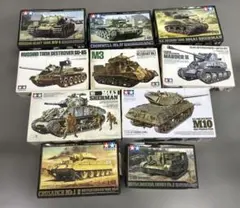 タミヤ 1/35 18tファモ、ヤークトタイガー、タイガーI、I号B型等11点
