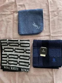 【新品未使用】NINA RICCI サンローラン　ランバンタオルハンカチ　3枚のサムネイル