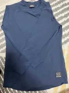 ネイビー 長袖 アンダーシャツ ポリエステル