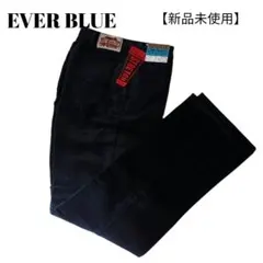 EVER BLUE 新品 コーデュロイパンツ 黒 91×81 大きめ メンズ