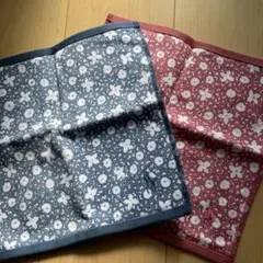 花柄ミニタオル 2色セット