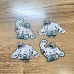 サンリオ　チョコミント　シナモロール　ステッカー 4枚セット