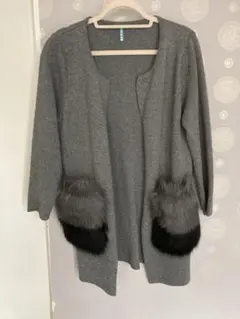 レディースロングカーディガン