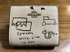 COACHバスキアコラボ　二つ折り財布