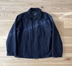 90s~ Gap wool nylon sport jacket 'navy'