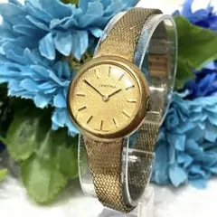 【希少】CERTINA サーチナ　手巻き　レディース 腕時計 ゴールドカラーのサムネイル
