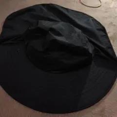 レディース黒いアウトドアハット