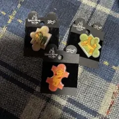 ビンテージピンバッジプーさんと仲間たち