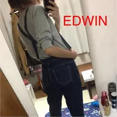 EDWIN VL6188サイズS ストレッチテーパードスキニーサロペット 新品のサムネイル