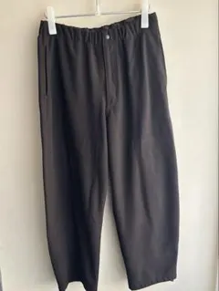 ユニクロU ブラッシュドスウェットワイドパンツ　ダークブラウン Mサイズ