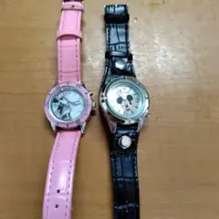 ミッキー ミニー 腕時計 セット　ディズニー