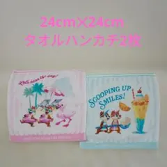 ディズニー　チップとデール　タオルハンカチ2枚セット　サマーのサムネイル