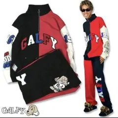 GALFY ガルフィー セットアップ レッド ブラック LL トップス パンツ 2025年最新】ガルフィー セットアップ 赤の人気アイテム - メルカリ